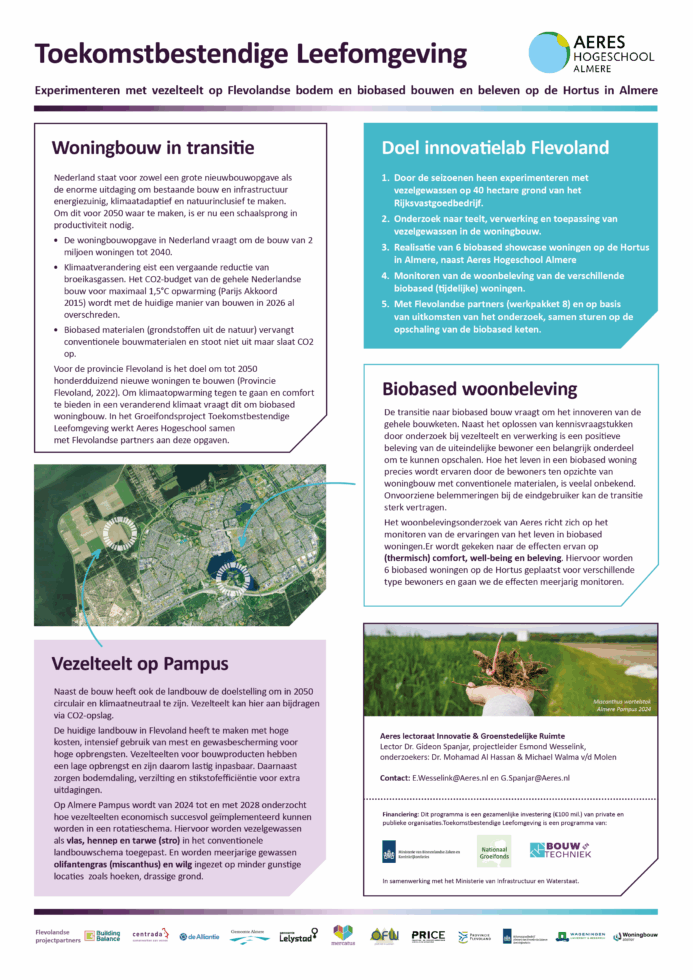Poster Toekomstbestendige Leefomgeving
